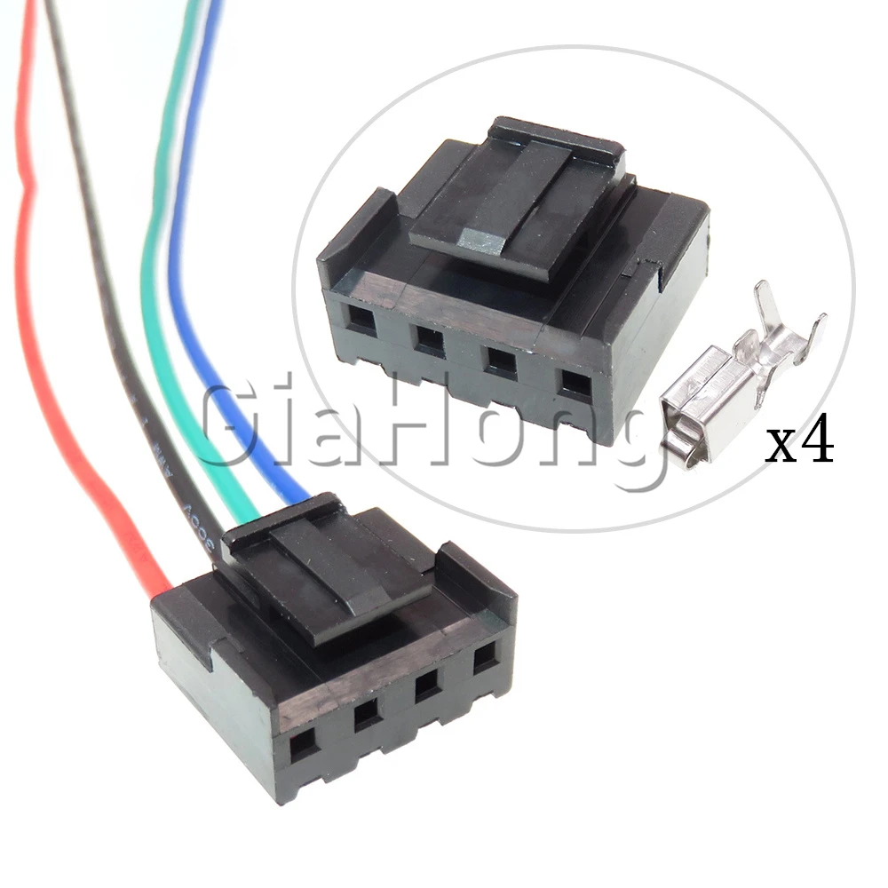 1 Комплект автомобилна кабелна контакти VH-4Y VH с 4 начина на свързване 3,96 мм, авто електрически конектор за свързване на проводници в събирането на Изображение 0