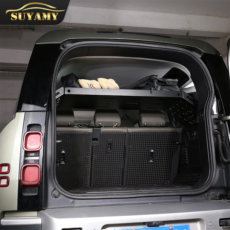 Багажника от алуминиева сплав, Товарни рафтове, Багажник за съхранение на Land Rover Defender 110 2020-2022, Аксесоари за изменение Изображение 0