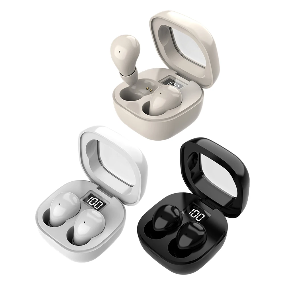 Безжични слушалки SK19 TWS Bluetooth 5.3, ушите, слушалки-невидимки за сън, намаляване на шума, HiFi Качество на звука Изображение 0