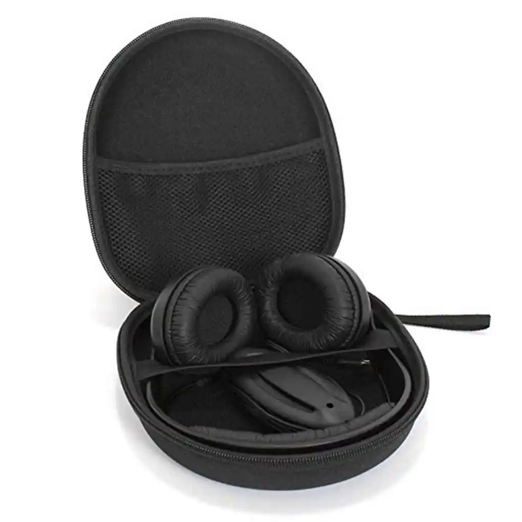 Дизайн на своята практика За Носене, Слушалки, Калъф За Съхранение на Кабела на Слушалката е Универсален Преносим Контейнер За слушалки и Външно Домашна Употреба цвят черен Изображение 0