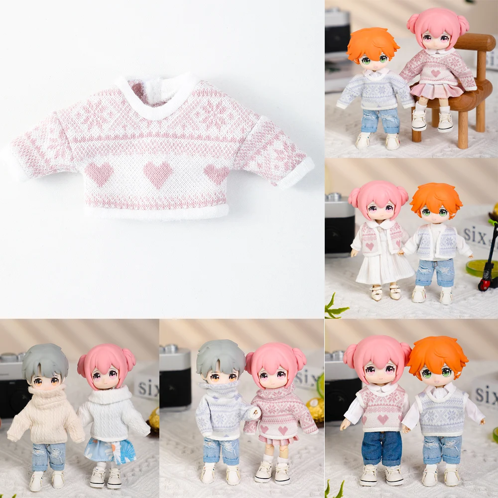 Куклен пуловер HOUZIWA OB11 за кукли 1/12 BJD Изображение 0