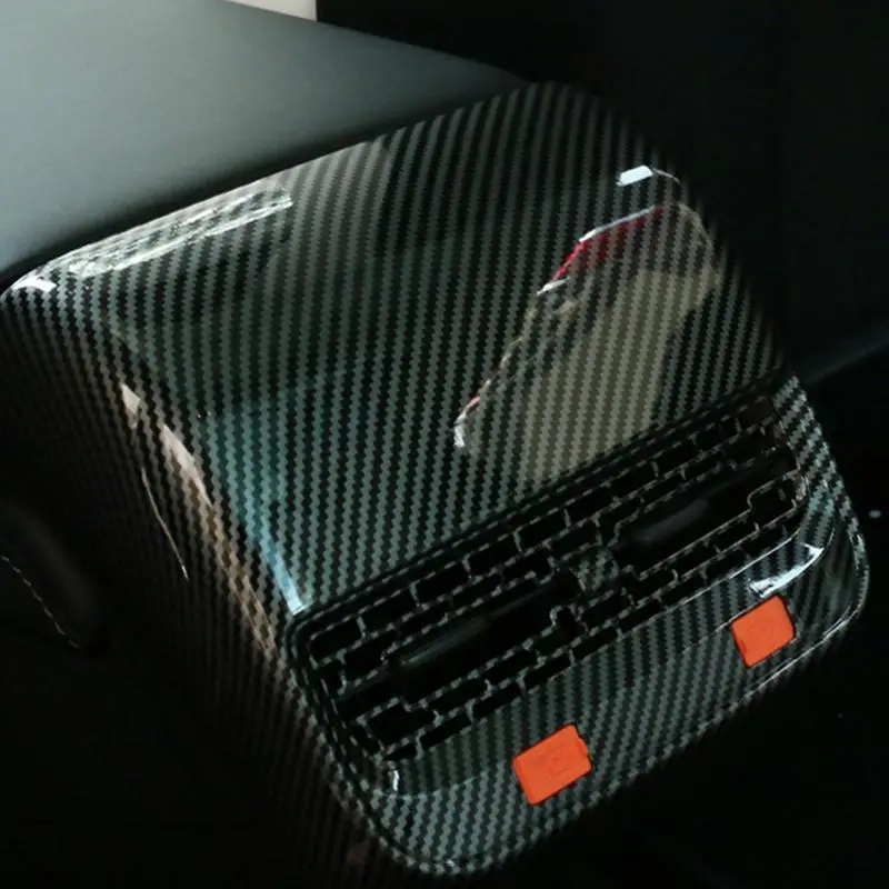 За Tesla, модел 3 Y 2022 Здрава делото въздуховод на колата Стикер за вътрешно боядисване на автомобила Материал ABS делото абитуриентски дупки Изображение 1