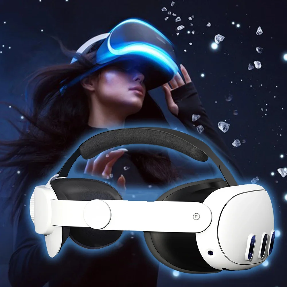 Регулируема глава каишка, дубликат част VR-слушалки, повишен комфорт при подкрепата на слушалки Oculus/Meta Quest 3 Изображение 1