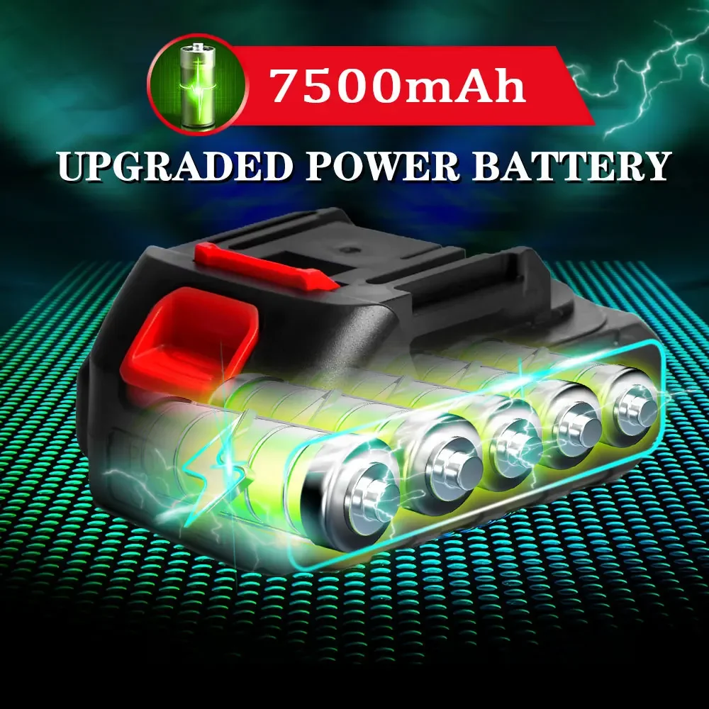 Акумулаторна литиево-йонна батерия 18v голям капацитет, с индикатор за зареждане на батерията за батерия електроинструменти Makita EUPlug Изображение 2