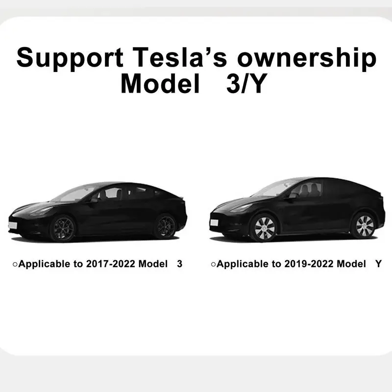 За Tesla, модел 3 Y 2022 Здрава делото въздуховод на колата Стикер за вътрешно боядисване на автомобила Материал ABS делото абитуриентски дупки Изображение 2