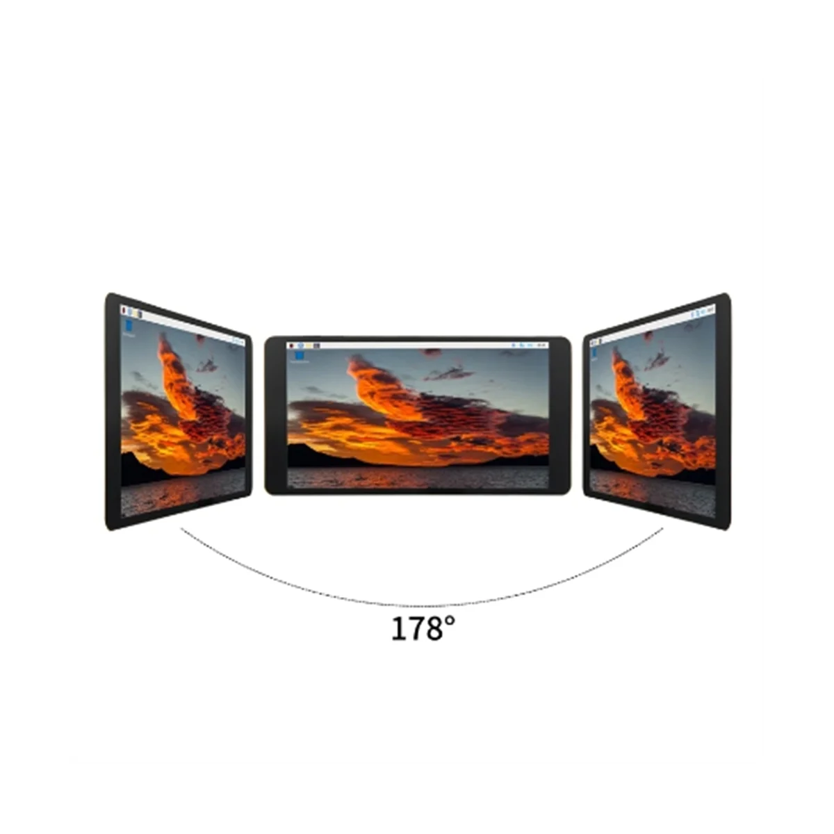 Новият 5.5-Инчов 1080P AMOLED IPS LCD дисплей, Съвместим с Капацитивен Сензорен USB-монитор за 4B 3Б + 3Б Изображение 2