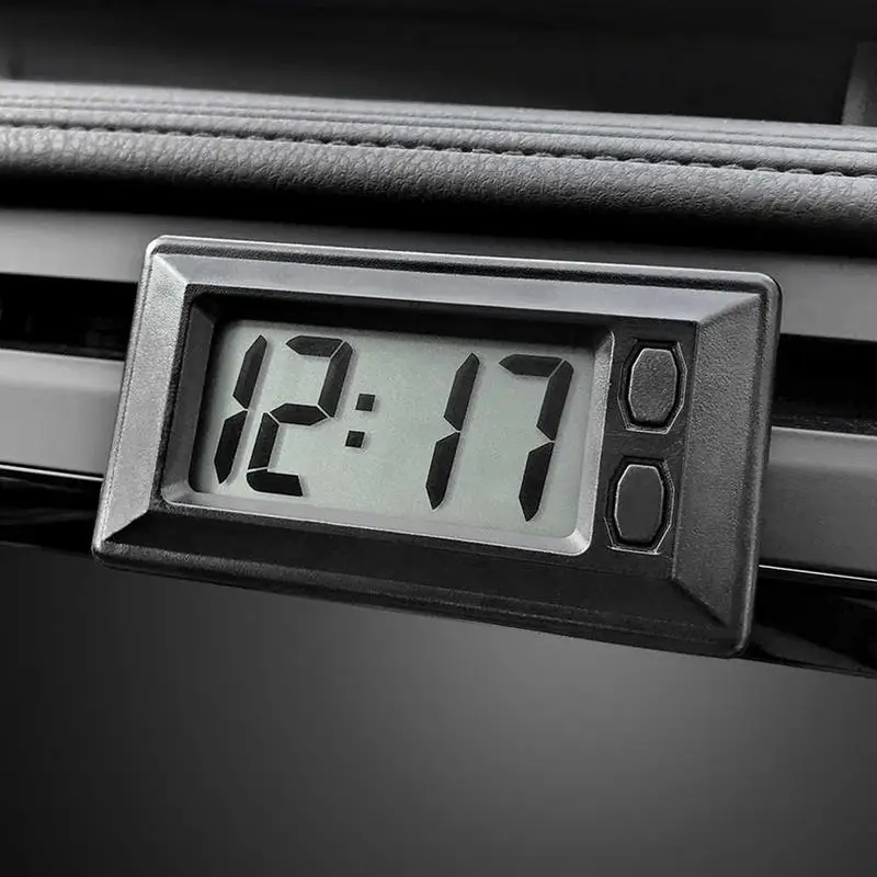 Цифров часовник за автомобил, led цифров часовник, мини-автомобилни часовници, електронни самозалепващи часовници, малки цифрови часовници за автомобили, Авто Къщи Изображение 2