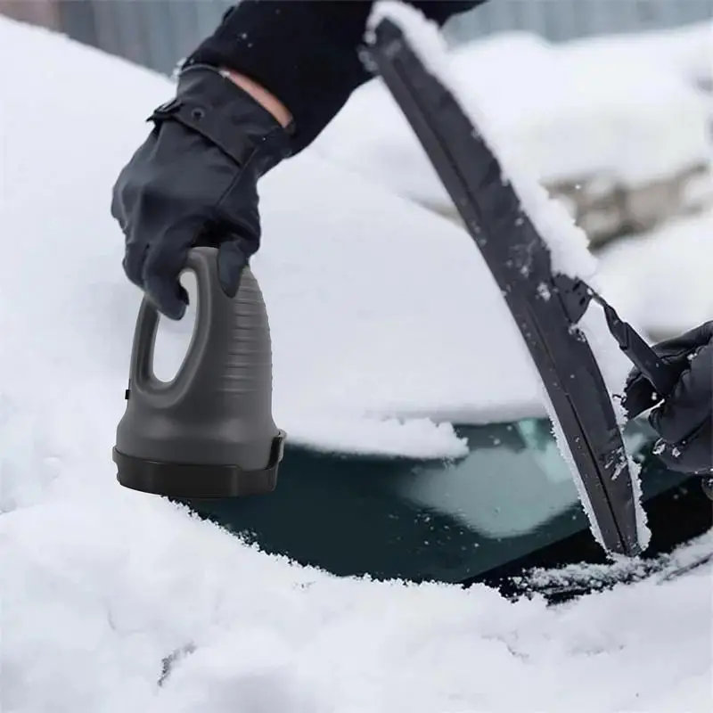 Зимна електрически стъргало за сняг, преносим, заряжающийся от USB, инструмент за размразяване, Стъргало за бързо почистване на автомобила от лед, аксесоари за почистване на сняг за прозорците Изображение 4
