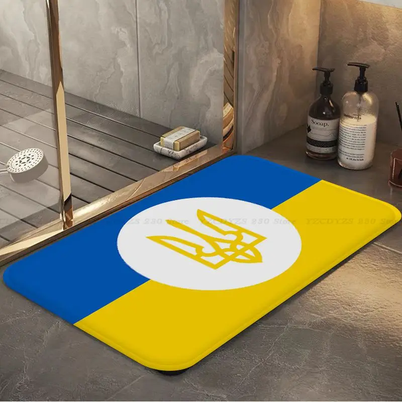Килимът в коридора с участието на хартата на Украйна В стил INS, Мек пода в спалнята, подложка за домашно пране, мини нощни подложки Изображение 5