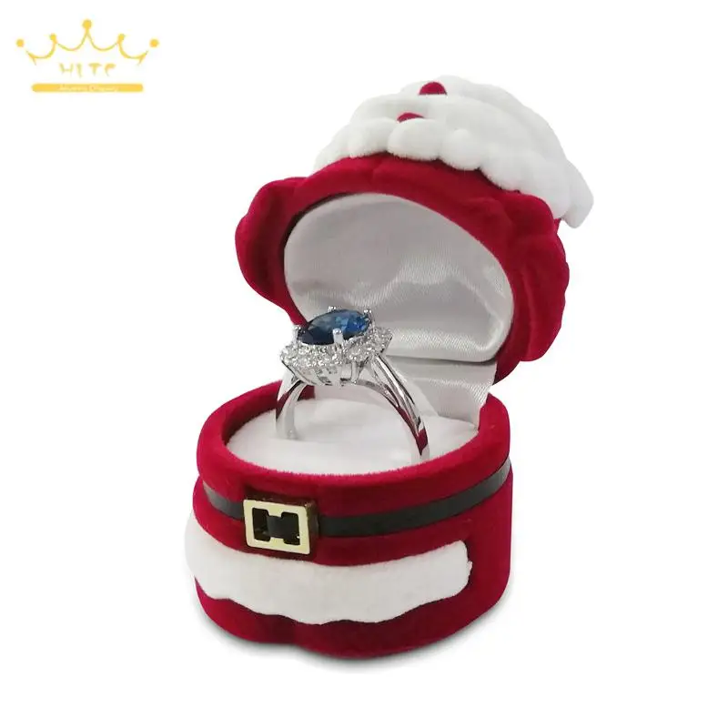 Кутия за опаковане на коледен подарък Оферта Кутия за годежен пръстен за булката Калъф за съхранение на малки декорации Титуляр за уши Подарък-изненада за парти Изображение 5